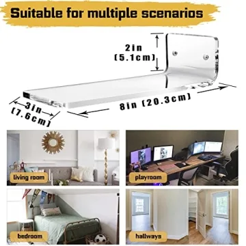 Forzacx Floating Shoe Shelves - Easy to Install, Stylish & Sturdy