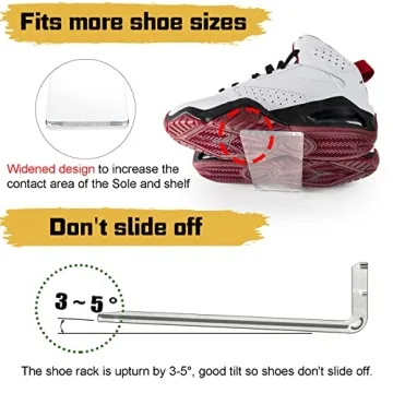 Forzacx Floating Shoe Shelves - Easy to Install, Stylish & Sturdy