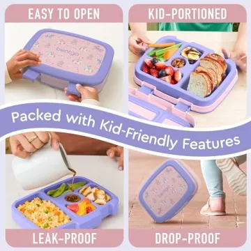 Bentgo Kids 5-Compartment Leak-Proof Lunch Box for Ages 3-7