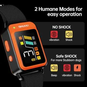 Rechargeable Smart Bark Collar for Dogs - AKUVU Bark Collar