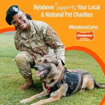 Nylabone Double Action Bone - Strong Chew Toy for Dogs