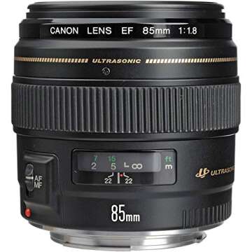 Canon EF 85mm f/1.8 II USM Lens for Canon SLR Cameras