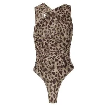 Stylish Women's Cheetah Print Halter Top for Any Occasion
