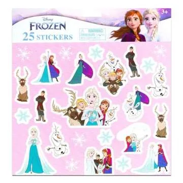Disney Frozen Mini Backpack and Lunch Box Bundle with Stickers, 11" (Frozen Preschool Toddler Set)