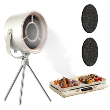 Reem Geafftar Portable Range Hood, Desktop Range Hood with 3 Speed Exhaust Fan, Low Noise Mini Cooke...