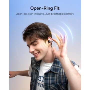 Baseus Bass BC1 Open Ear Earbuds - Stylish Wireless Headphones with Superior Sound Quality