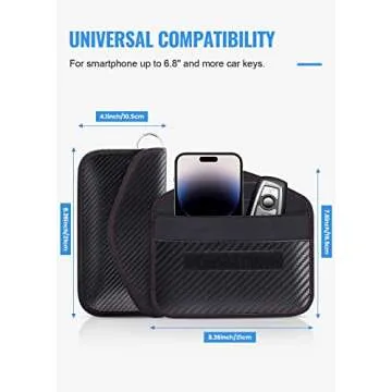 Lanpard Faraday Bag - Stylish RFID Signal Blocker