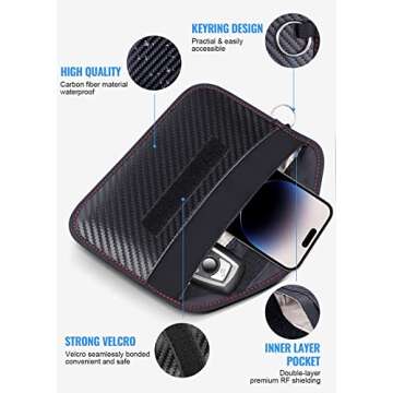 Lanpard Faraday Bag - Stylish RFID Signal Blocker