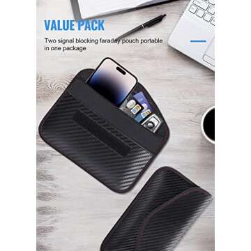 Lanpard Faraday Bag - Stylish RFID Signal Blocker