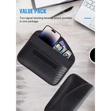 Lanpard Faraday Bag - Stylish RFID Signal Blocker