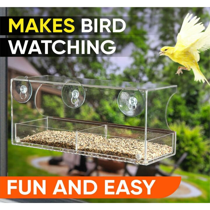 Window Bird Feeder - Enjoy Bird Watching from Home