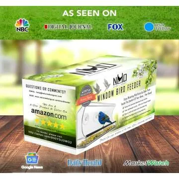 Window Bird Feeder - Enjoy Bird Watching from Home