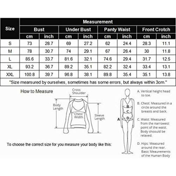 Avidlove Lace Babydoll Bralette and Panty Set for Women