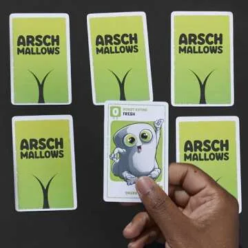Hasbro Gaming Arschmallows Game | Marshmallow Butt Game | Funny Party Card Games for Teens, Adults, ...