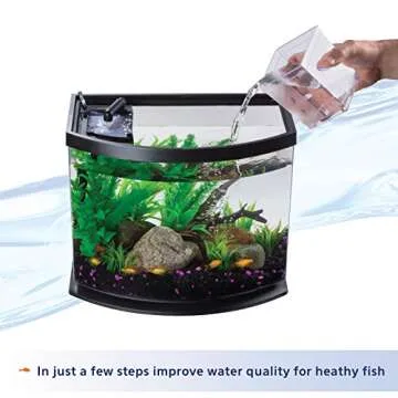 Aqueon LED MiniBow Aquarium Kit 5 Gallon with SmartClean