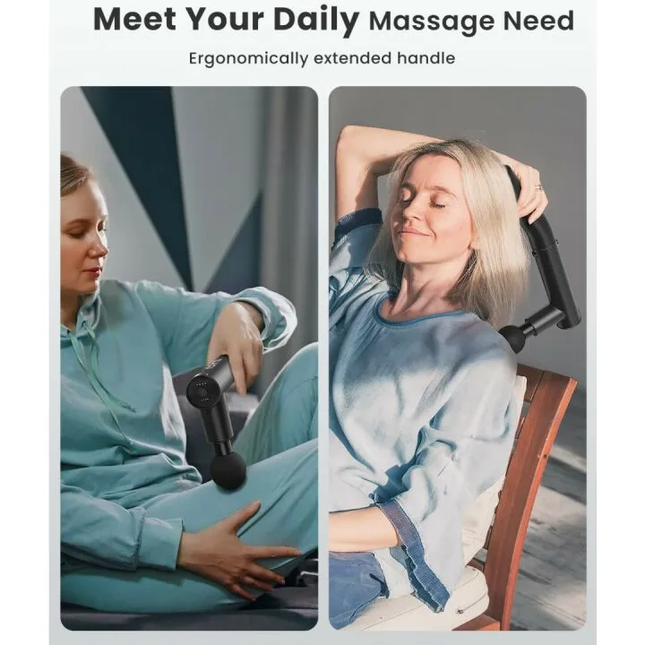 RENPHO 2 in 1 Deep Tissue Massage Gun for Neck & Back
