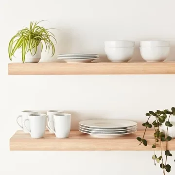 Amazon Basics Porcelain Dinnerware Set - Service for 4