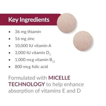 Bariatric Advantage Chewable Advanced Multi EA Without Iron, High Potency Daily Multivitamin for Bariatric Surgery Patients Including Gastric Bypass, Sleeve Gastrectomy, DS - Mixed Fruit, 60 Count