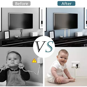 Cable Hider Kit with Paintable Raceway - 68in for TV