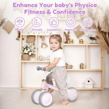 AyeKu Baby Balance Bike for 1 Year Olds - Safe & Fun