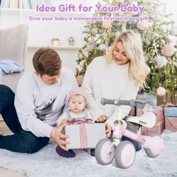 AyeKu Baby Balance Bike for 1 Year Olds - Safe & Fun