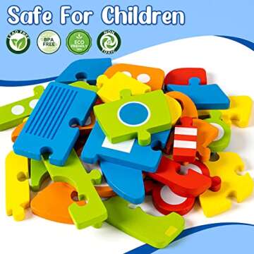 Fun & Educational Wooden Vehicle Puzzles for Toddlers