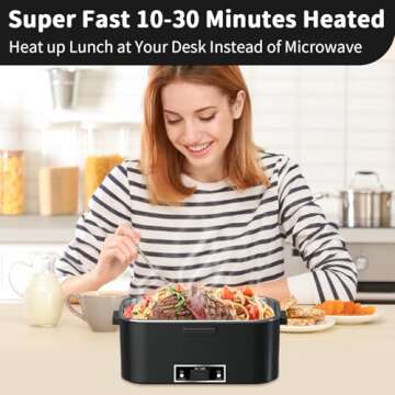 IFENROL 3-IN-1 Electric Heated Lunch Box for Adults