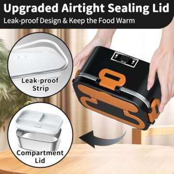 IFENROL 3-IN-1 Electric Heated Lunch Box for Adults