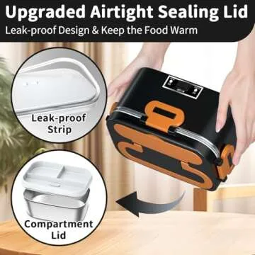 IFENROL 3-IN-1 Electric Heated Lunch Box for Adults