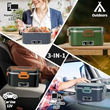 IFENROL 3-IN-1 Electric Heated Lunch Box for Adults