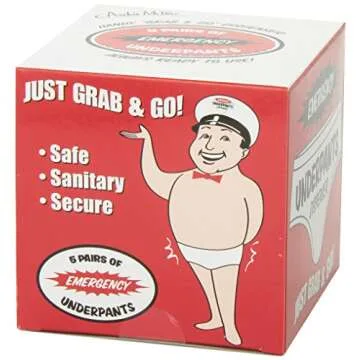 Archie McPhee Accoutrements Emergency Underpants Dispenser