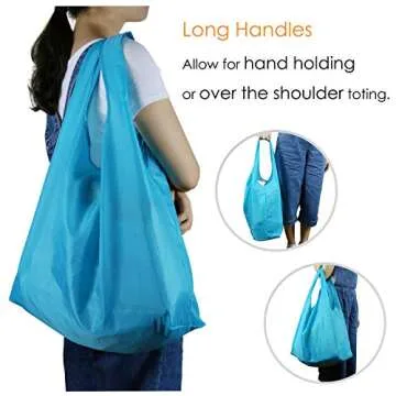Durable Reusable Shopping Bags Foldable & Washable