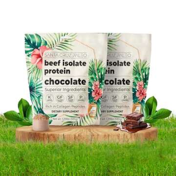 Santa Cruz Paleo Beef Isolate Protein Powder, Chocolate
