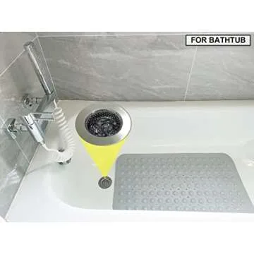 Seatery Durable Stainless Steel Drain Strainers for Bathtub