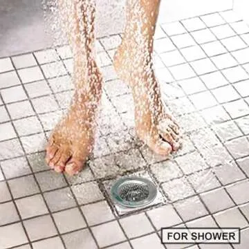 Seatery Durable Stainless Steel Drain Strainers for Bathtub