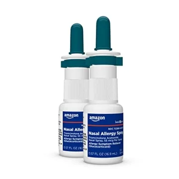 Amazon Basic Care Triamcinolone Nasal Allergy Spray 55 mcg