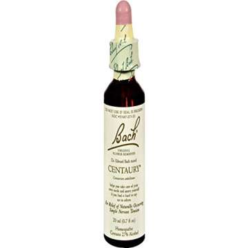 Bach Original Flower Remedies, Centaury - Be Assertive - Natural Homeopathic Flower Essence for Emot...