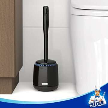 MR.SIGA Elegant Toilet Bowl Brush with Solid Handle