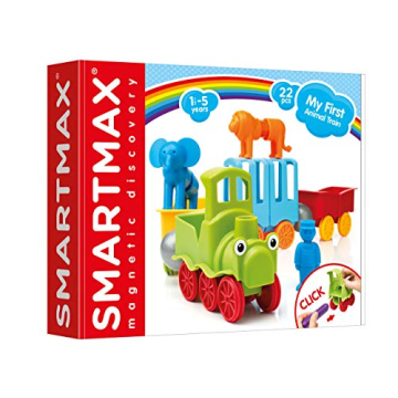 SmartMax STEM Magnetic Animal Train Play Set for Toddlers