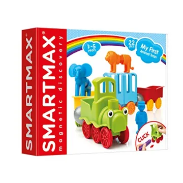 SmartMax STEM Magnetic Animal Train Play Set for Toddlers