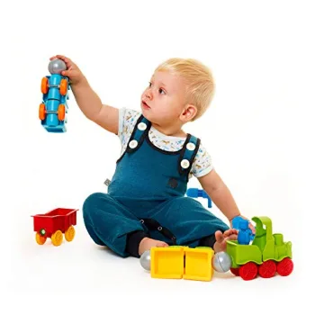 SmartMax STEM Magnetic Animal Train Play Set for Toddlers