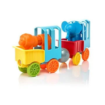 SmartMax STEM Magnetic Animal Train Play Set for Toddlers