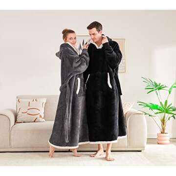 Touchat Wearable Blanket Hoodie - Cozy Oversized for All