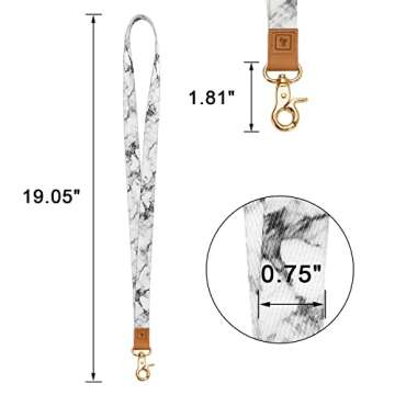 MNGARISTA Lanyard for Keys, Cool Neck Strap Key Chain Holder, Long Lanyard for ID Badges Wallet