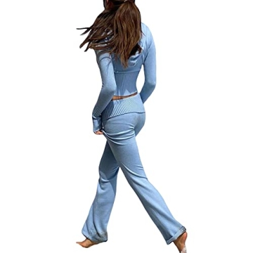 Yuemengxuan Y2K Floral Long Sleeve & Shorts Set - Women