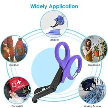 Premium GRICARE Trauma Shears with Carabiner for Medics