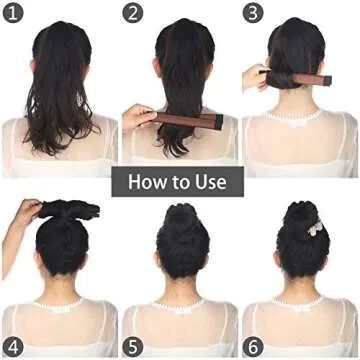 30 Pcs Hair Styling Set Hair Styling Tools Hair Accessories Donut Hair Bun Tool French Twist Hairstyle Clip Rollers U shaped Hair Pins Hair Ropes Hair Accessories for Women