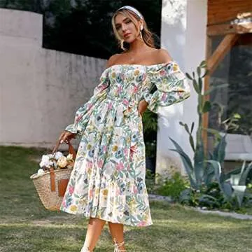 Amegoya Boho Floral Dress - Stylish & Versatile