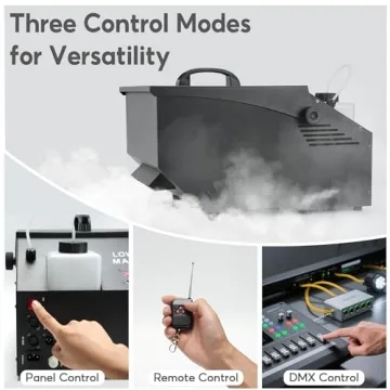 Low Lying Fog Machine, 1500W Dry Ice Fog Machine Fog Chiller Ground Fogger Outdoor and Indoor w/Remo...