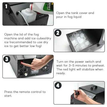 Powerful Low Lying Fog Machine for Events and Performances